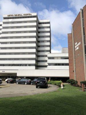 Meharry VA Clinic on right Nashville General on left