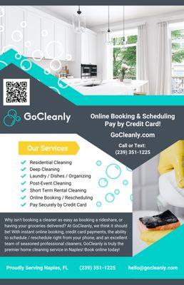 GoCleanly is Naples' Premier Home Cleaning Service!