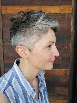 Short layered haircut by LoriJean