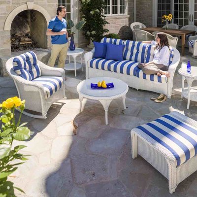 Lloyd Flanders Reflections Outdoor Patio Wicker Seating Group