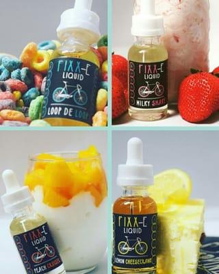 Fixx Eliquid has 4 delicious flavors in 30ml bottles