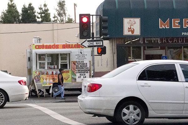 The churro stand is open after 3 PM.