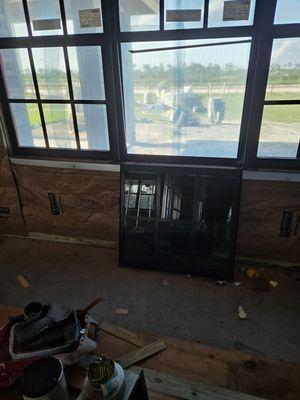 Employee damaged window