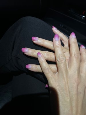 My pretty new ombré nails!