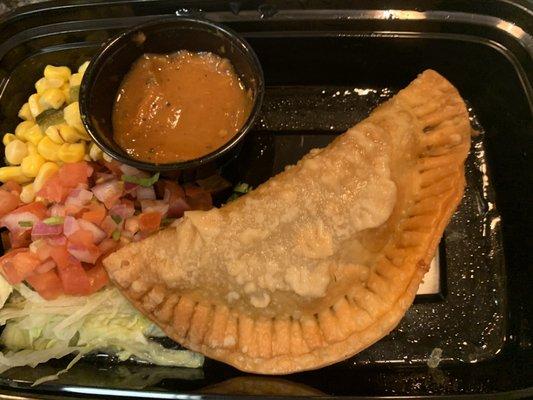 Don't order the empanadas for take out orders unless you want them soggy.