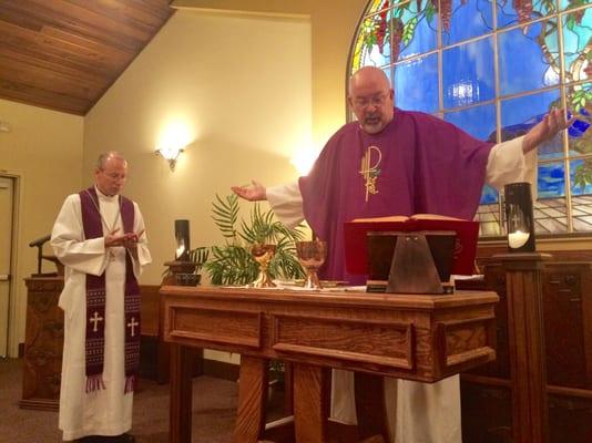 Fr. Tony and Bishop Chris