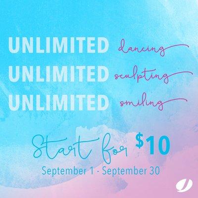 Start for only $10. Offer is only valid until September 30.