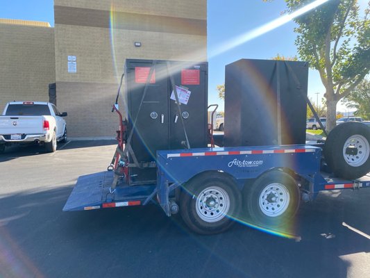 Two massive high security safes