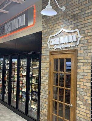 Walk-in humidor! Premium Cigar shop/cold drinks