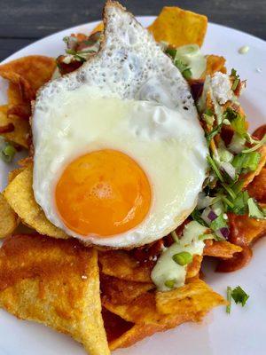 Chilaquiles for beinch