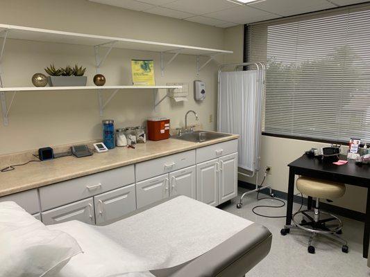 Typical exam room