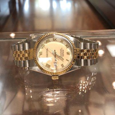 Rolex refinished and polished