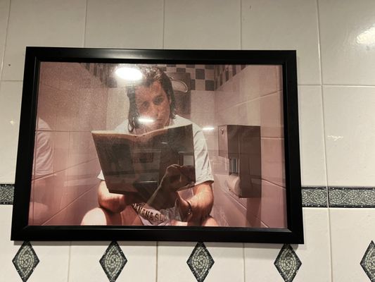 The greatest bathroom art of any Diner ever