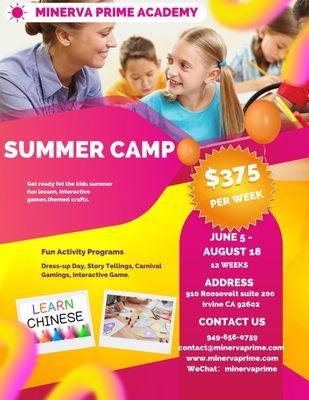 Summer Camp is coming！