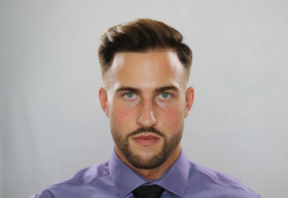 Meet The Groomsmith's team of barbers. This is Reed, founder and barber Reed prides himself in traditional barbering and new age styles.