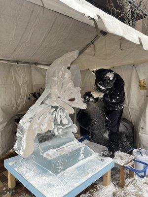 Ice sculpture contest