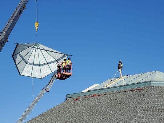 Kalwall installation at St. Mary's, Littleton, CO