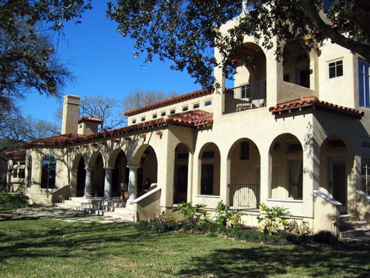 Tuscan home in the Round Top area we designed and built.