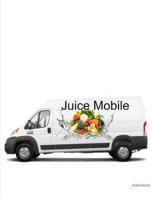 High Quality fresh organic juice and smoothies sold on this truck