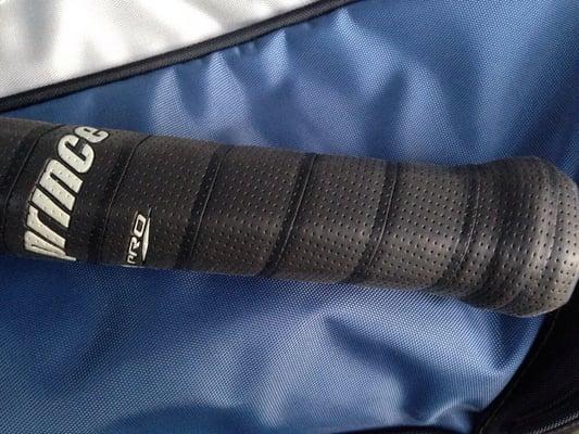 Got a new grip at tennis ace. Feels awesome!