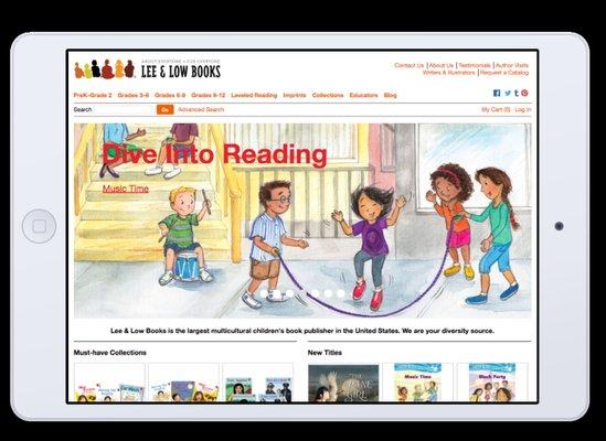 Lee & Low Books is the largest multicultural children's book publisher in the United States.