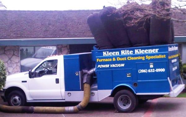 Truck mounted vacuum. The best in the industry.