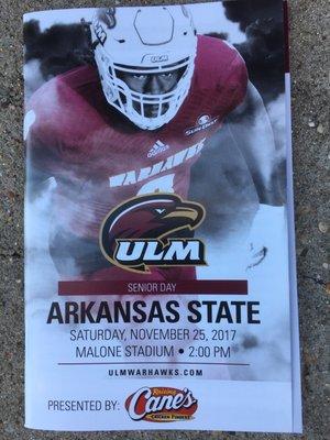 11/25/17. Red Wolves at the University of Louisiana Monroe Warhawks. ASU wins 67-50, setting Sun Belt Conference record for combined points!