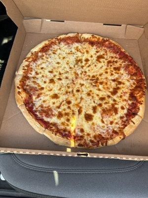 Large cheese pizza