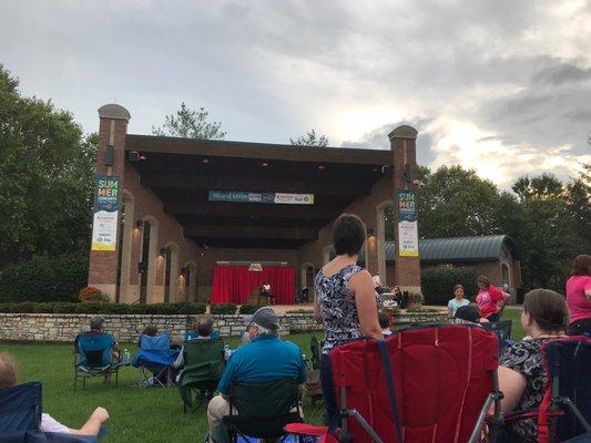 Shakespeare in the Park night.