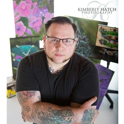 Portrait Photography Kimberly Hatch Photography- Dan Soule Color Bomb Tattoo