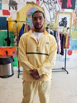 Felt cotton Track suit