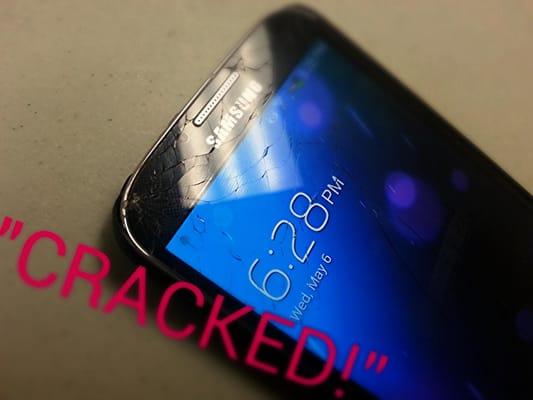 CRACKED SMARTPHONE! AGGGH!!!!  Yeap, We Do That,Too!