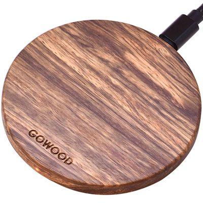 Wood phone charger.