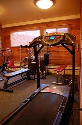 We have our own fitness room.  No need to drive to the gym!