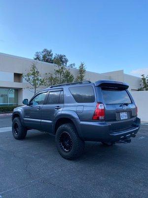 Lift install on 4runner