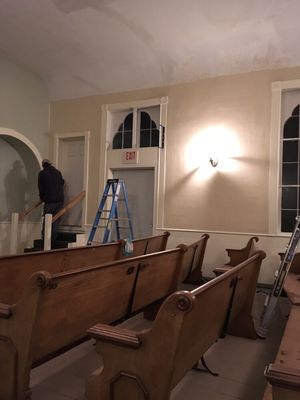 Getting there (Goshen NH Church)