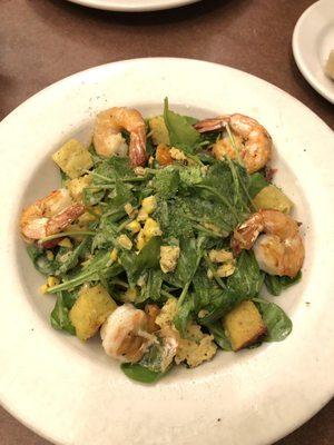 Grilled shrimp salad