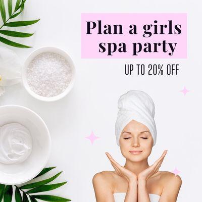 Having a Bridal Shower or Baby Shower? Make it spa themed and have a spa experience for your guests complete with massage and spa treatments