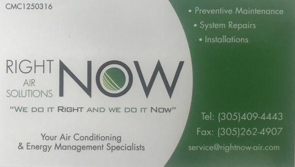 Right Now Air Solutions