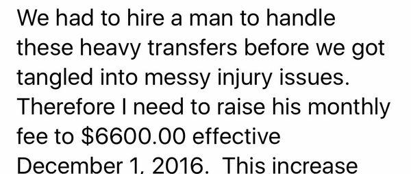 Dad has been here for just two weeks and now they want to increase his rate by $800 per month. Shady business!!