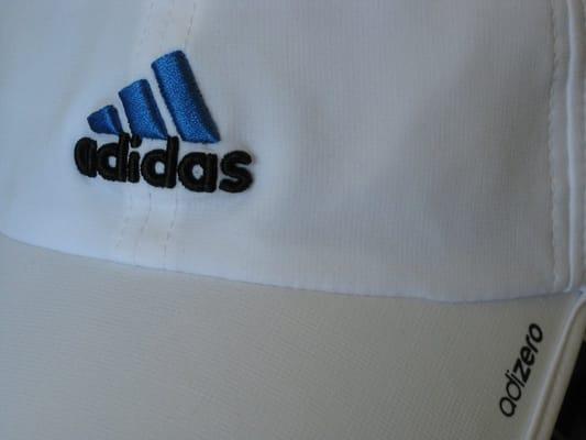 My new Adidas tennis hat!