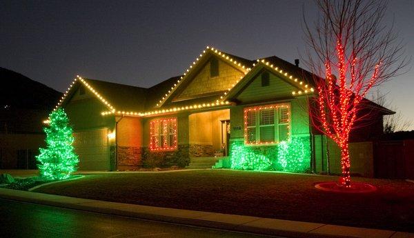 Custom Christmas Light Display