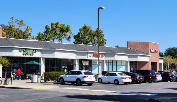 Starbucks,  Bagels, and FedEx Office