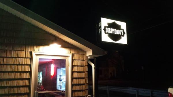 Dirty Dave's is a haven for bikers in the warmer summer months.