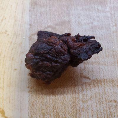 Carnitas - 2023. Burnt and overcooked.