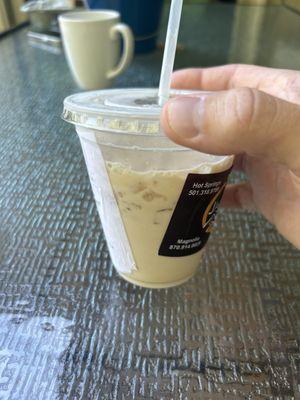 Iced Macadamia Nut latte