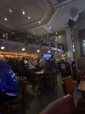 Inside the pub