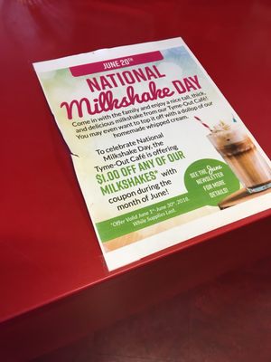 National milkshake day