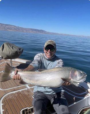 17.8 lbs Lahontan Cutthroat Trout.