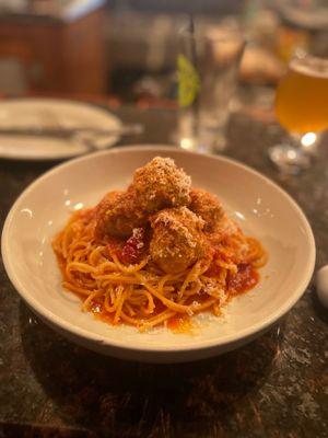 Spaghetti con Polpette